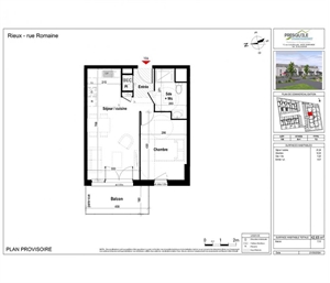 t2 à la vente -   56350  RIEUX, surface 42 m2 vente t2 - UBI433572788